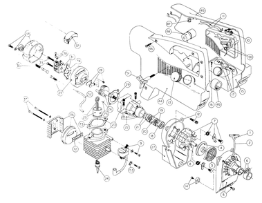 Part Location Diagram of 611061 Lawn Boy Rope Guide